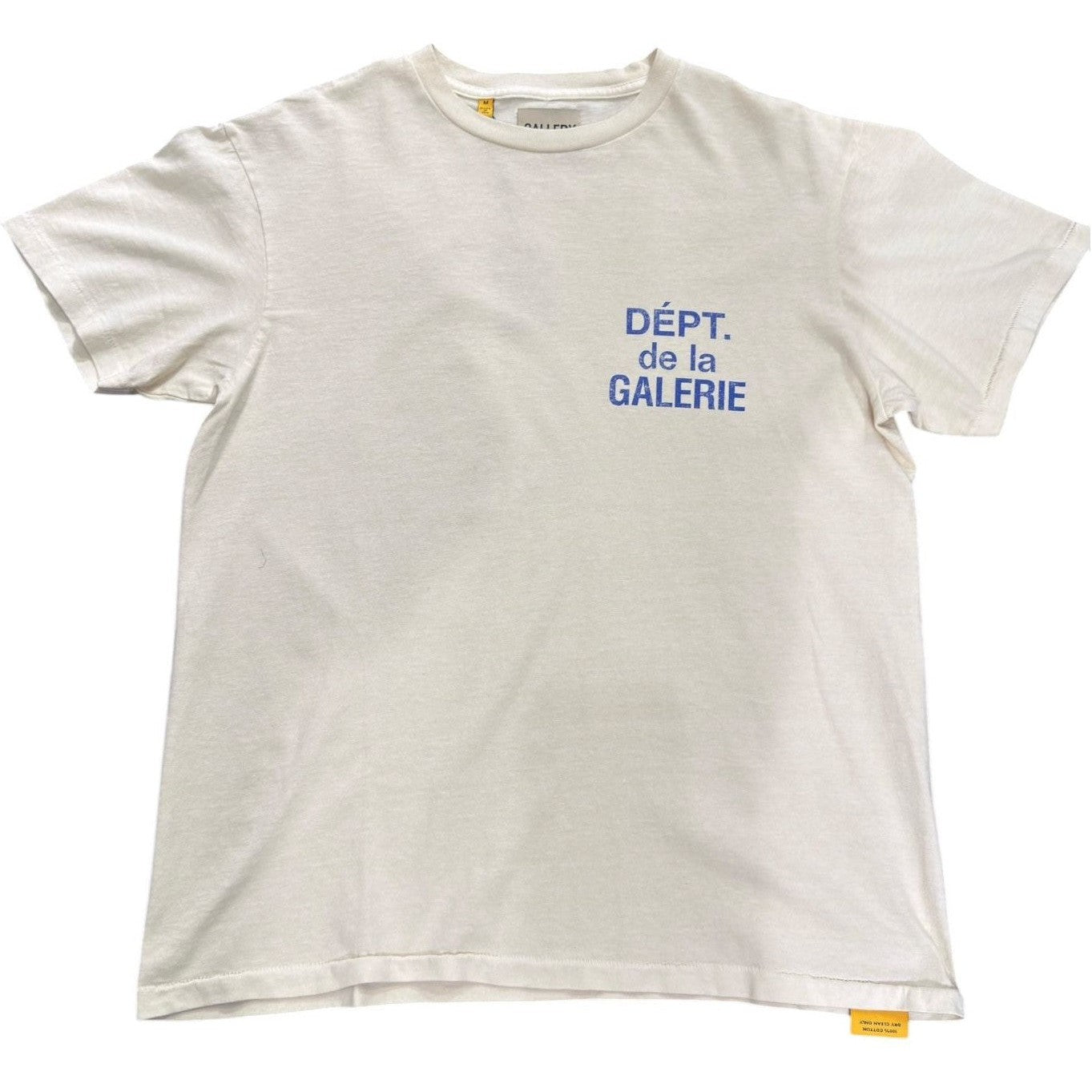 Gallery Dept. French T-shirt Cream Blue