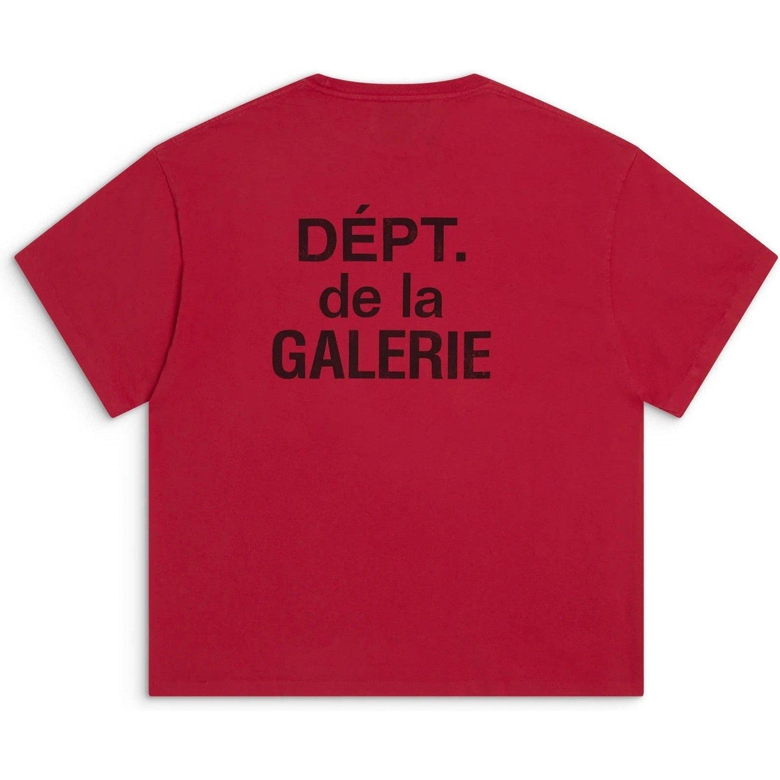 Gallery Dept. French T-shirt Red Black