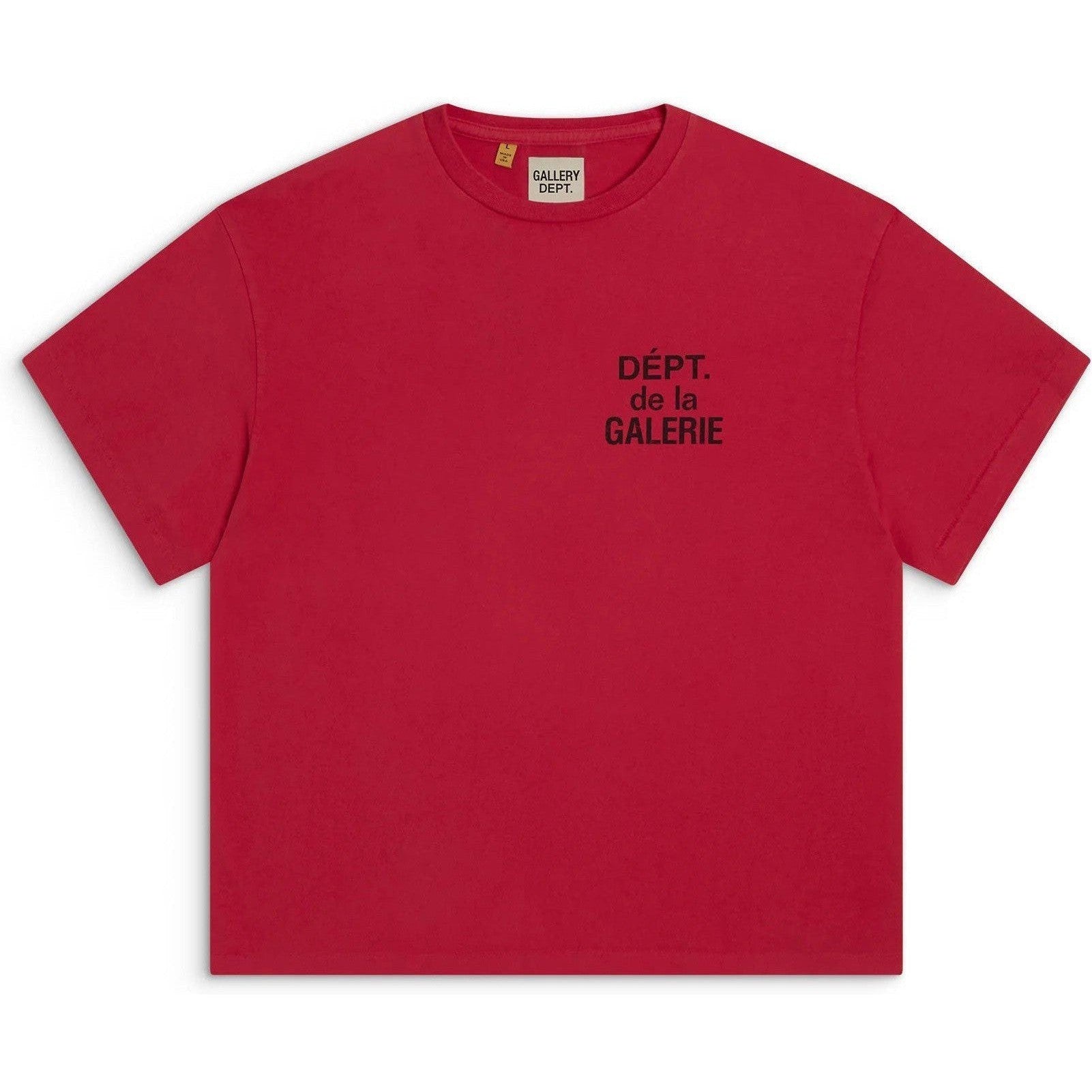 Gallery Dept. French T-shirt Red Black