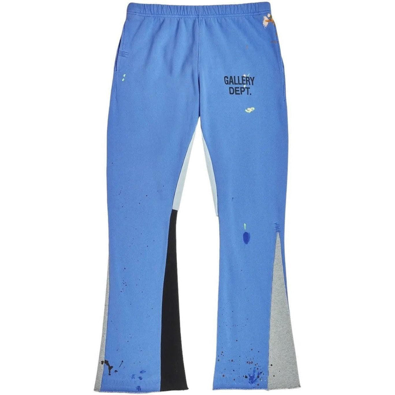 Gallery Dept. Logo Flare Sweatpants Painted Royal Blue