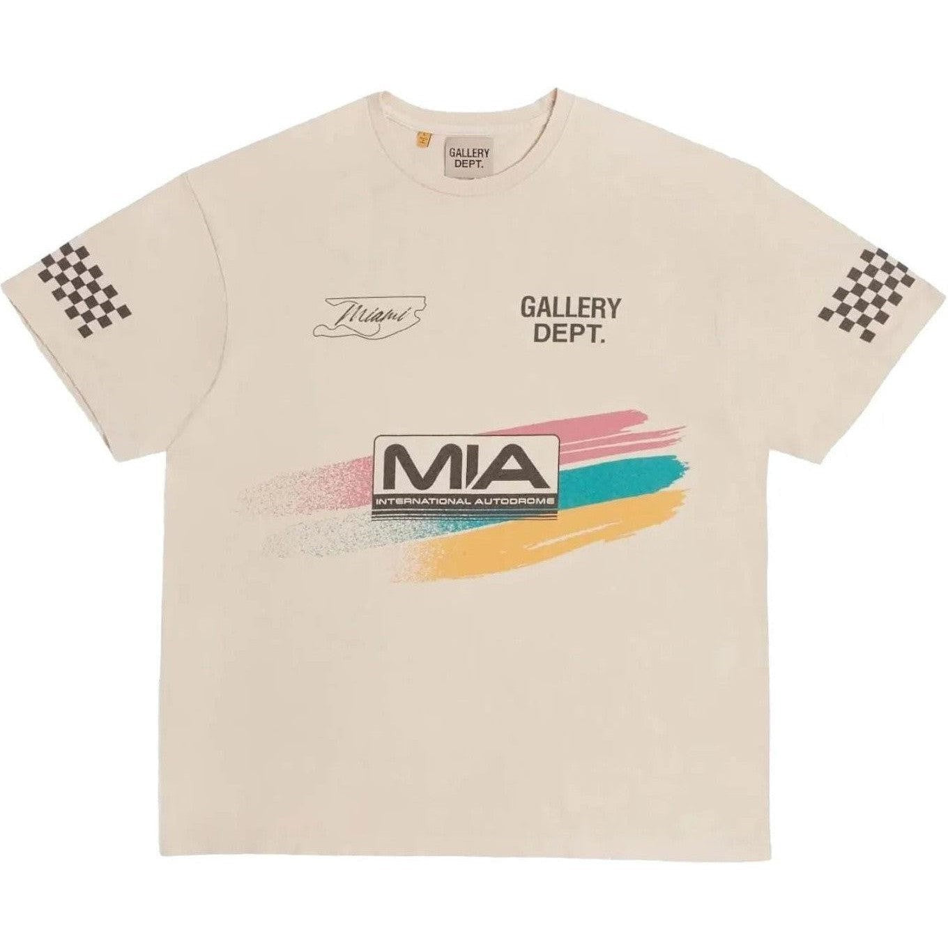 Gallery Dept. Miami Grand Prix Formula 1 Merch T-Shirt Archival White