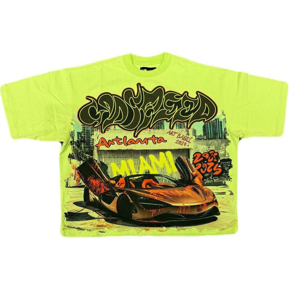 Godspeed Art Basel Artlanta Shirt Slime Green