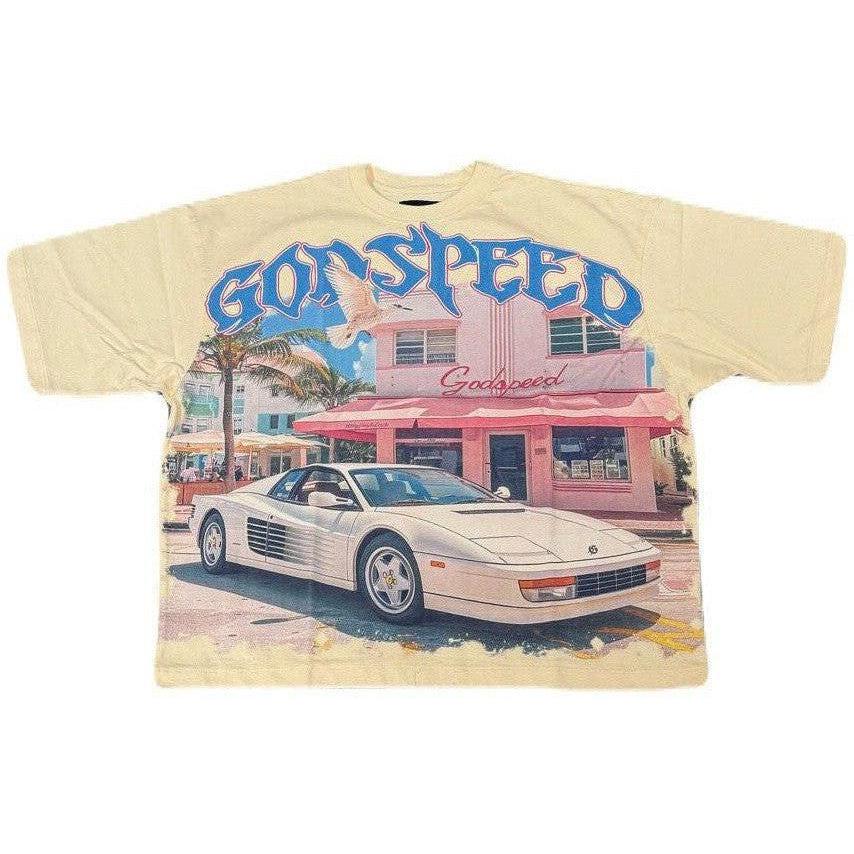 Godspeed Art Basel Rarri Shirt Cream