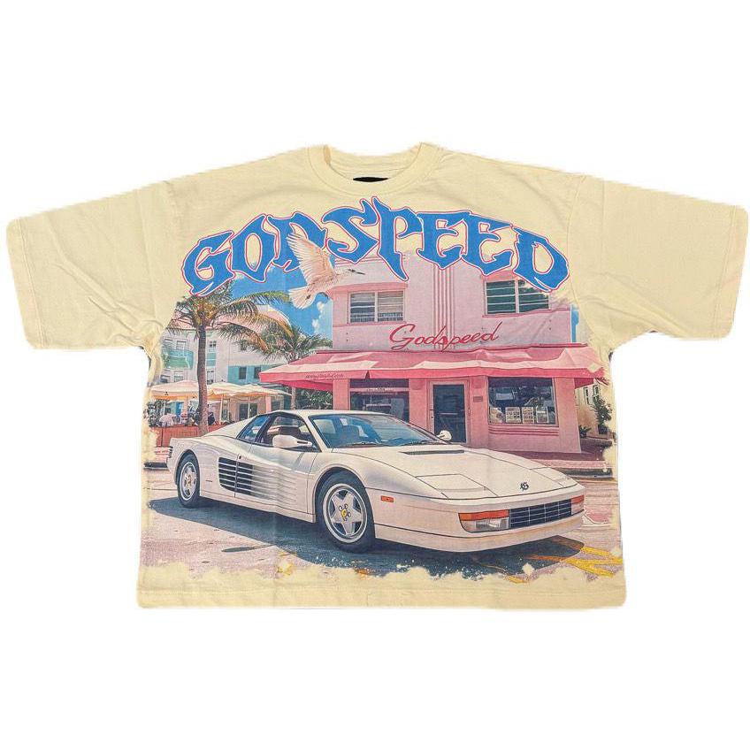 Godspeed Art Basel Rarri Shirt Cream