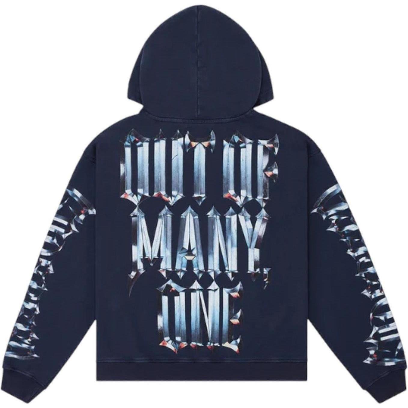 Godspeed Chrome Motto Hoodie Navy Wash