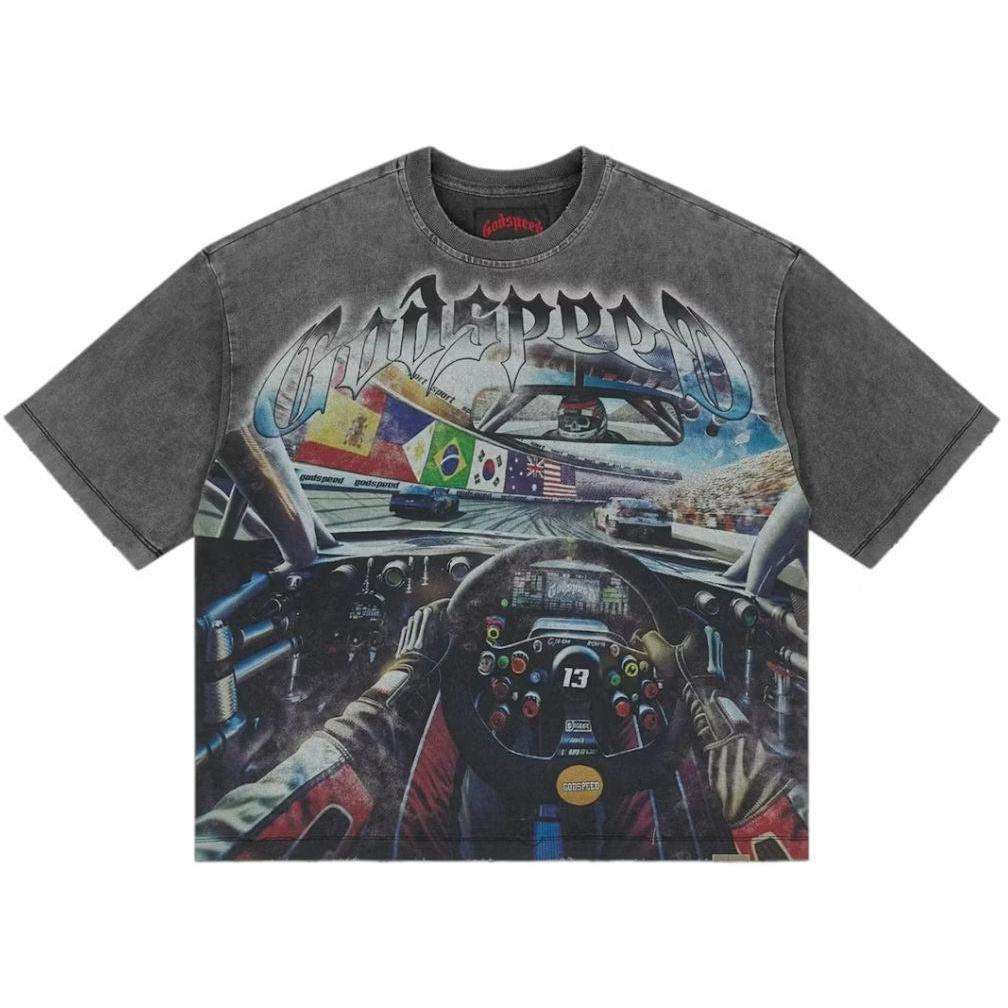 Godspeed Drivers Seat T-Shirt Grey