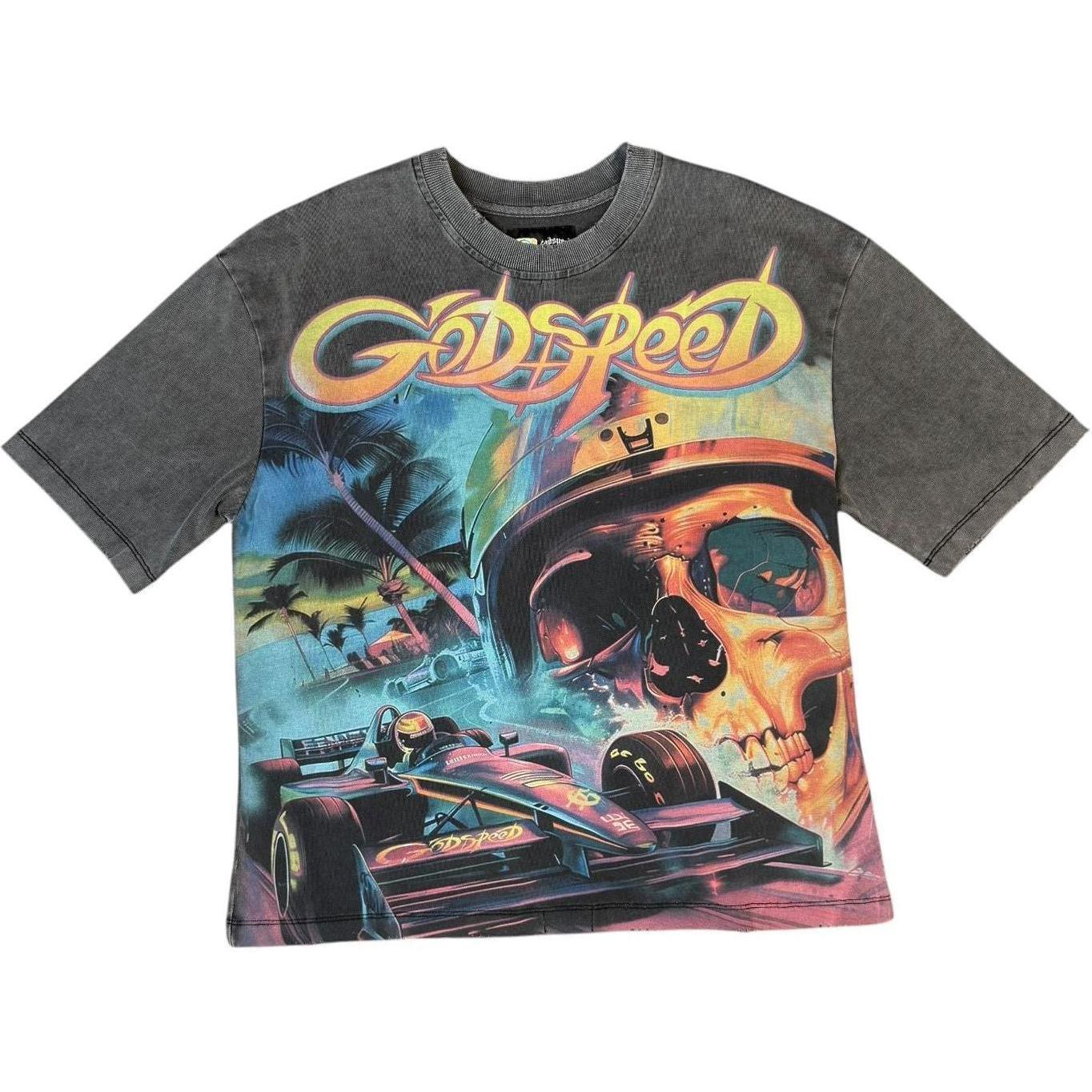 Godspeed F1 Dreams T-Shirt Grey Wash