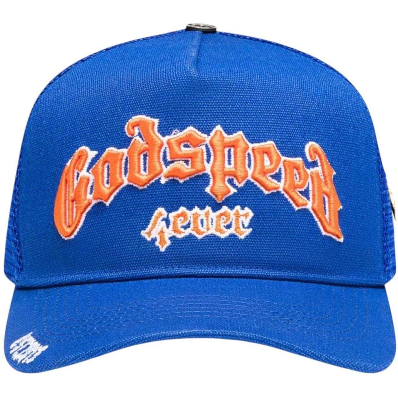 Godspeed GS Forever Trucker Hat Blue Orange