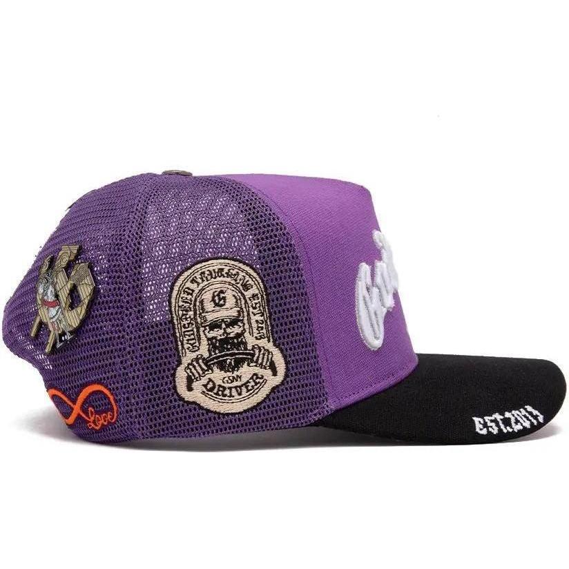 Godspeed GS Forever Trucker Hat Purple Black
