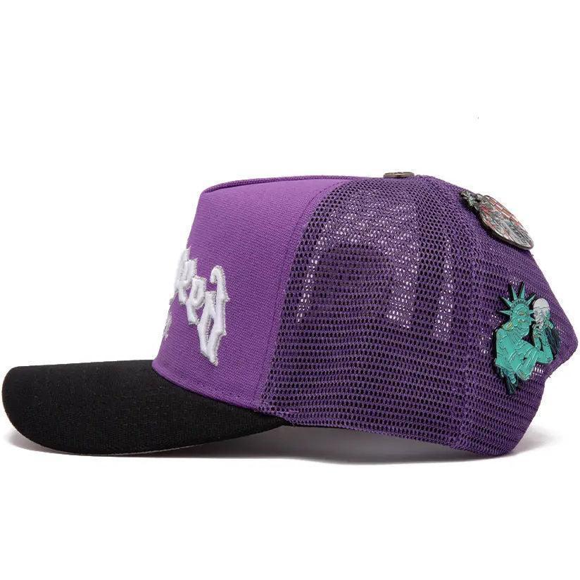 Godspeed GS Forever Trucker Hat Purple Black
