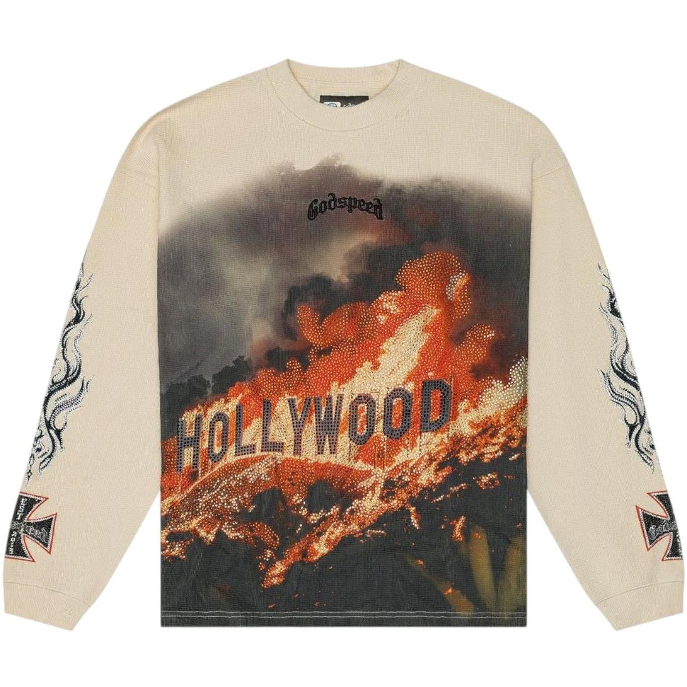 Godspeed Hollywood Inferno VVS Longsleeve T-Shirt Bone