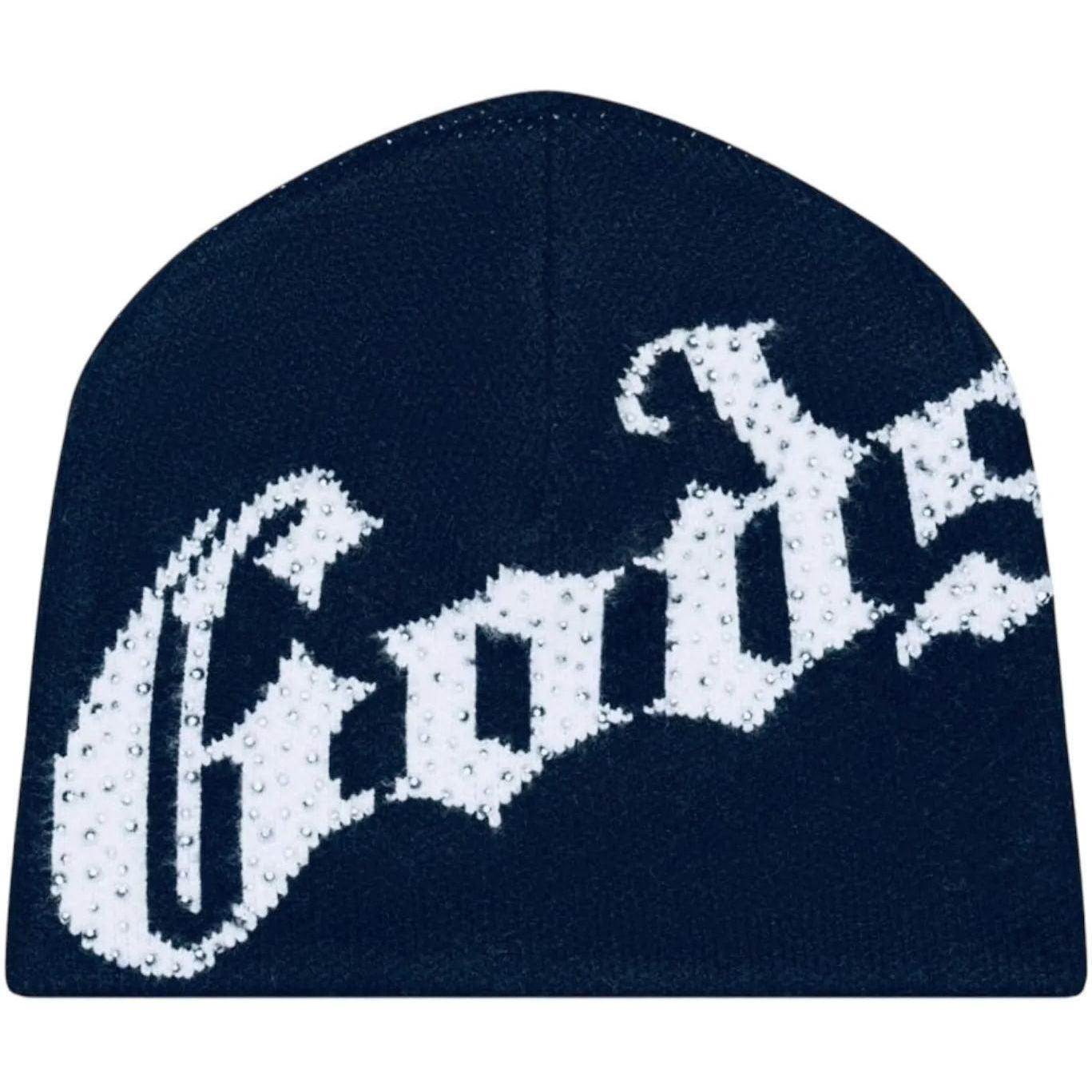 Godspeed OG Logo Studded Beanie Navy/White