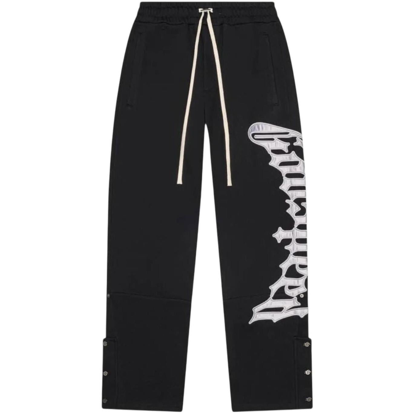 Godspeed OG Logo V2 Sweatpants Black/Silver Satin