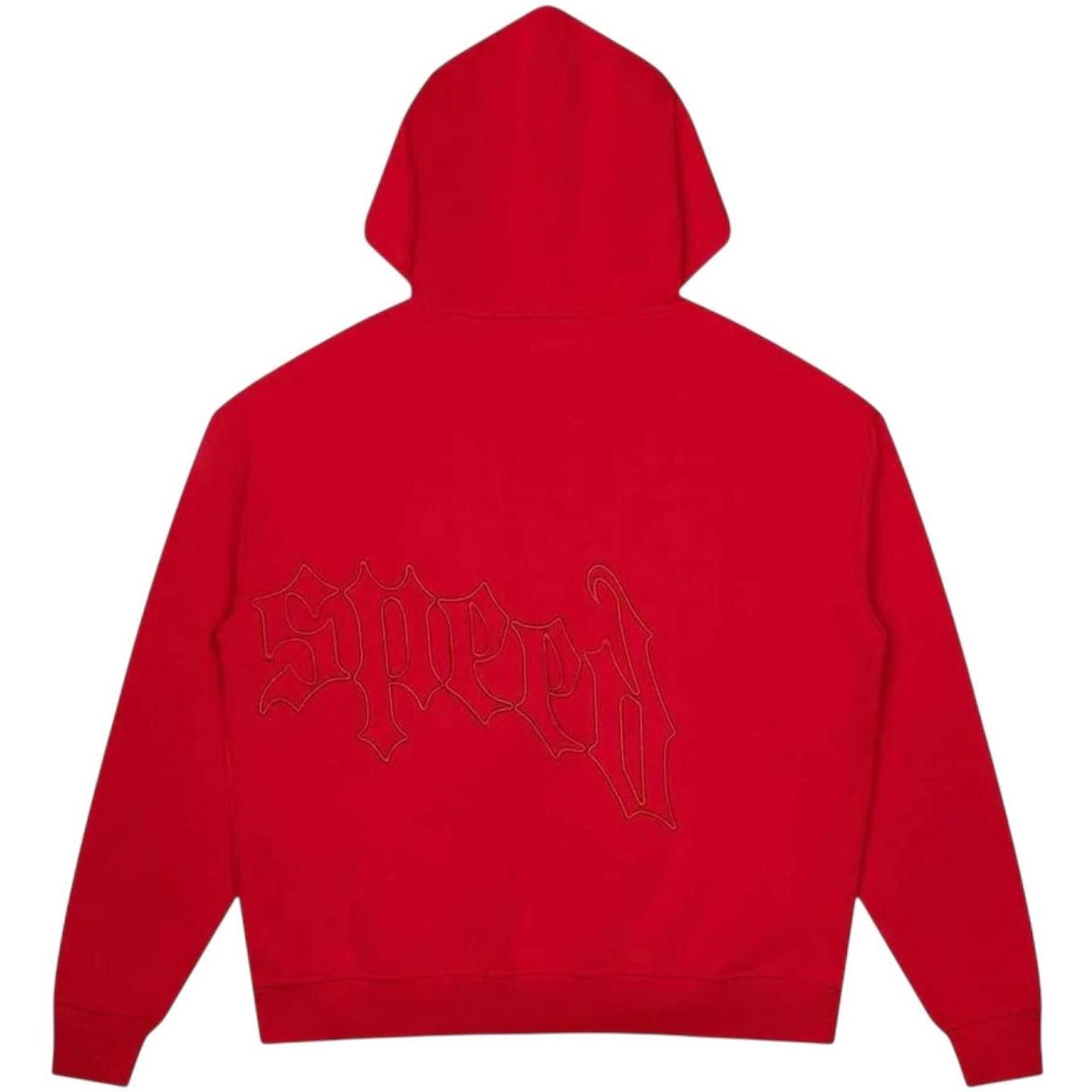 Godspeed OG Logo Zip Up Hoodie Double Red
