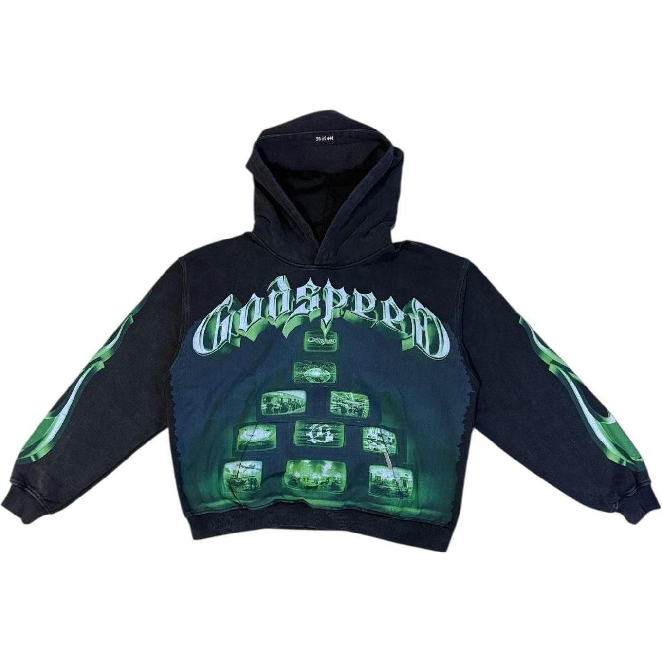 Godspeed Overstimulation 2025 Hoodie Black Wash