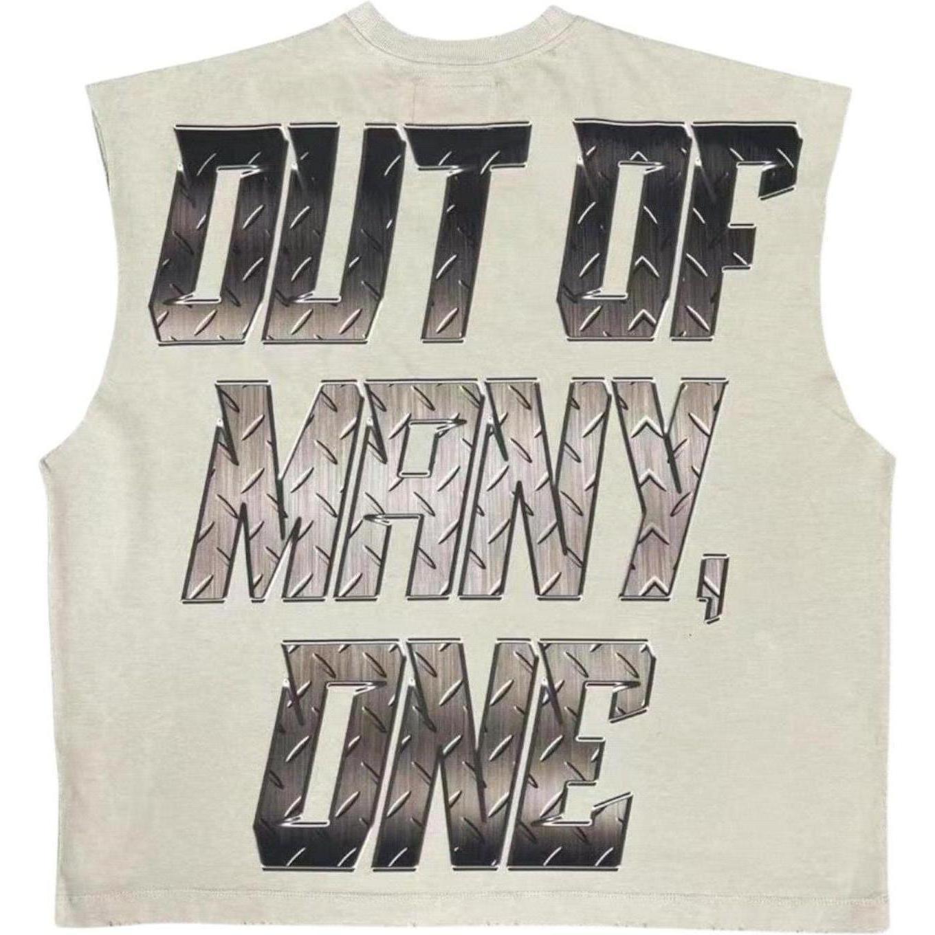 Godspeed Steel Sharpens Steel Sleeveless T-Shirt Slate Grey