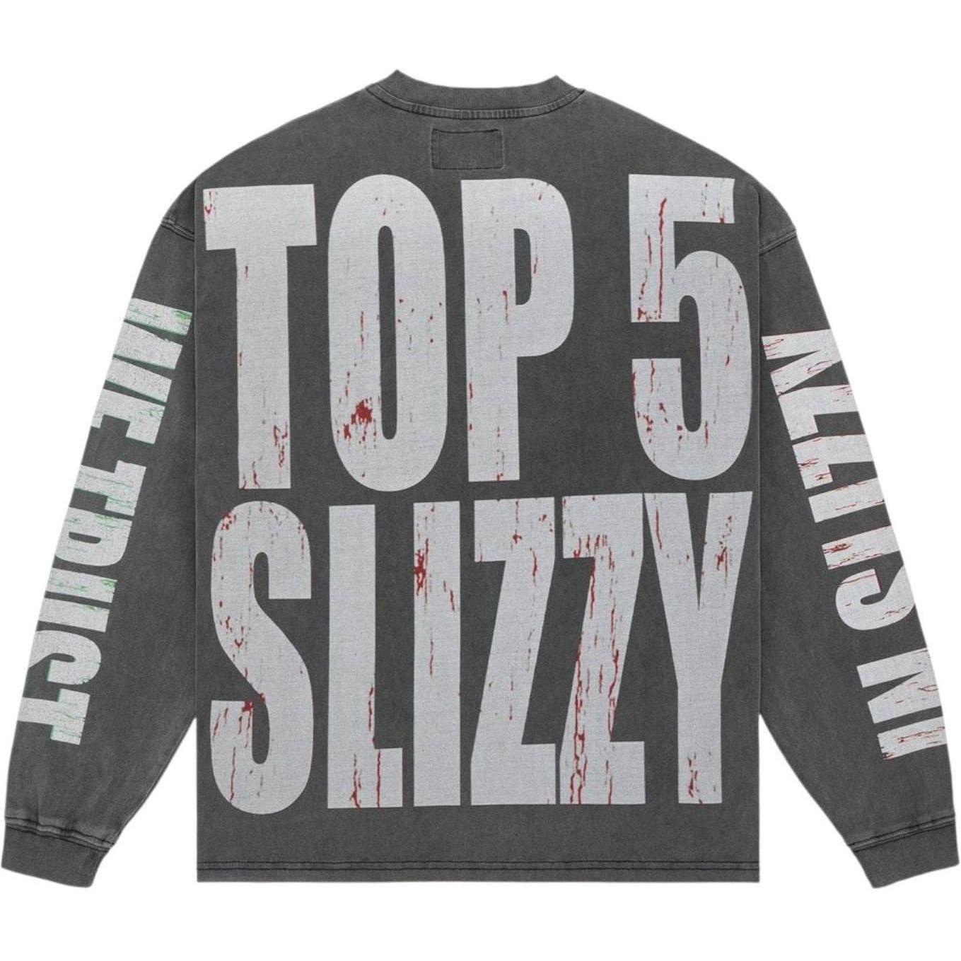 Godspeed Top 5 Slizzy Longsleeve T-Shirt Grey