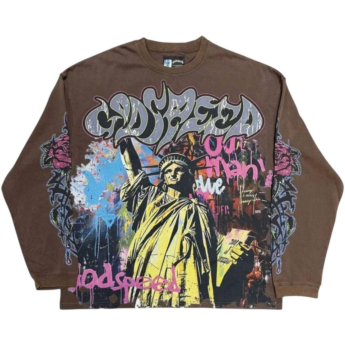 Godspeed Vandal L/S Tee Brown