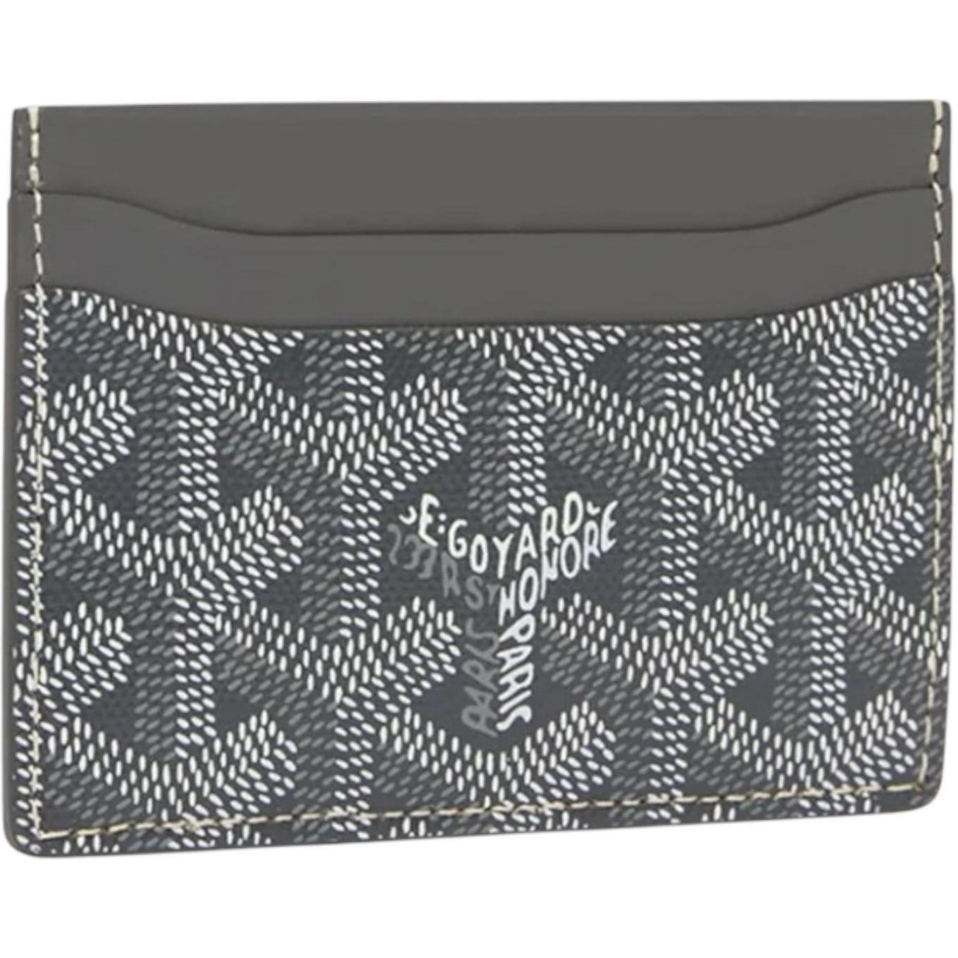 Goyard Saint-Sulpice Card Wallet Gray
