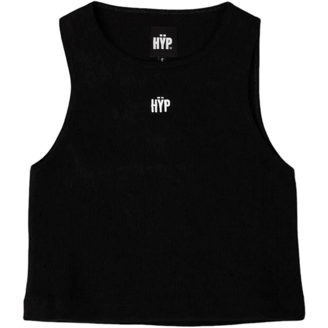 HŸP Womens Ribbed Tank Top Black