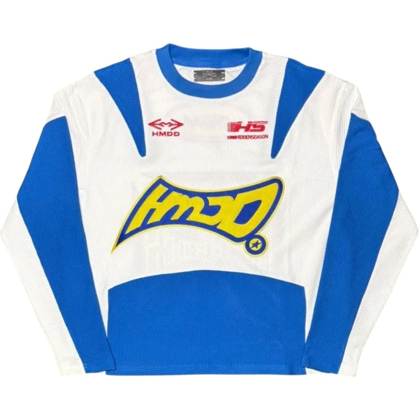 Happy Memories Don't Die HMDD Complex Con Exclusive Moteaux Jersey White Blue Yellow