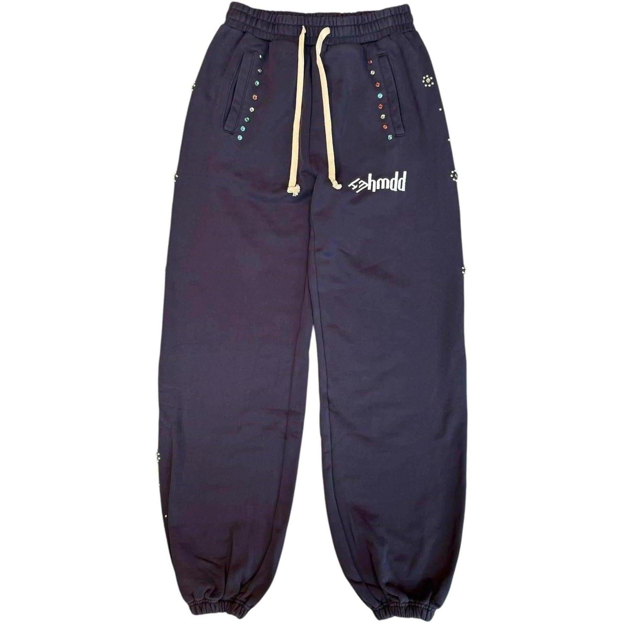 Happy Memories Don't Die HMDD Flower Studded Scrunch Sweats
