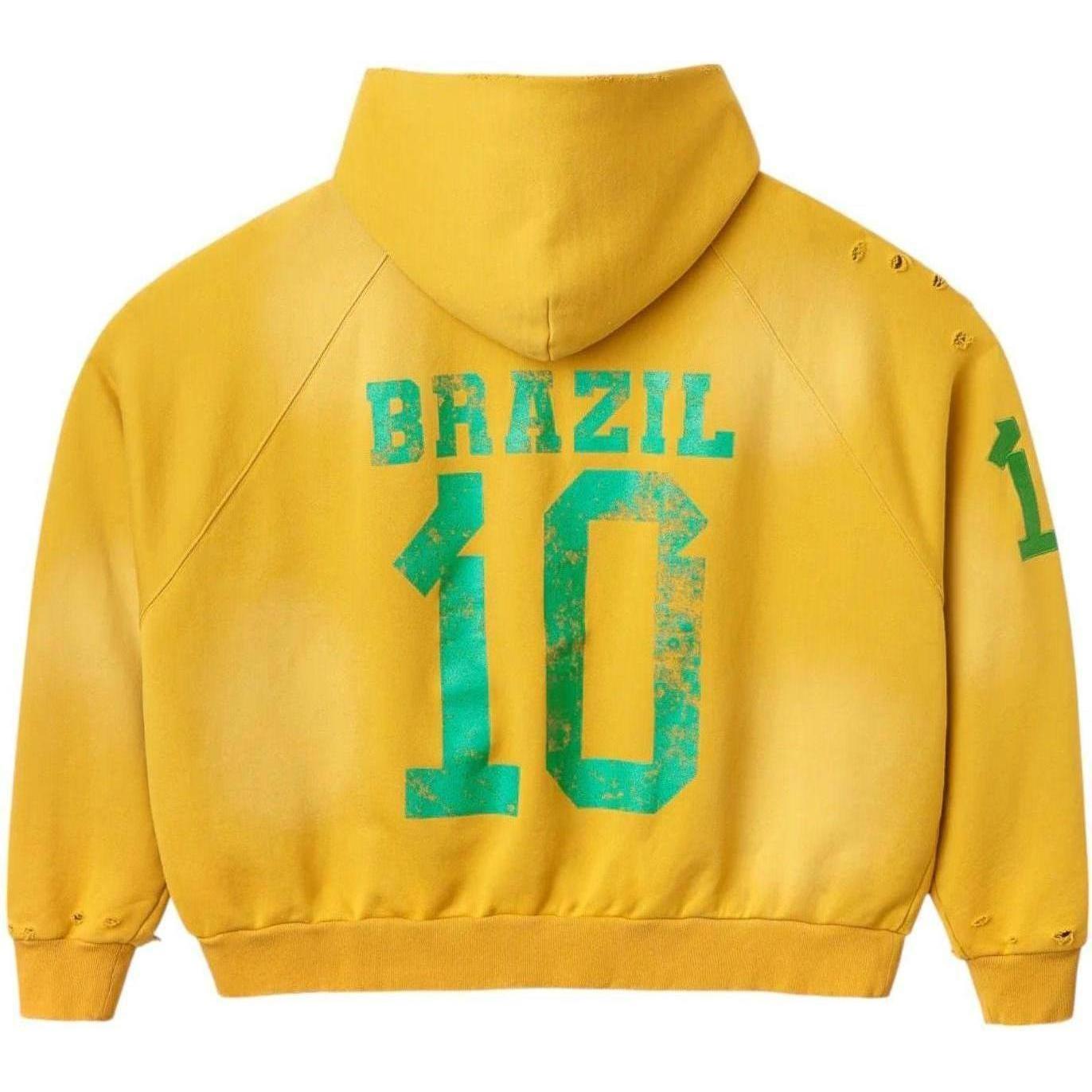 Happy Memories Don't Die HMDD L&F Brasil Zip Up Hoodie Gold