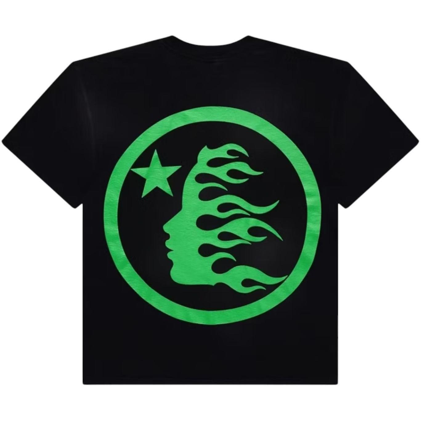 Hellstar Classic T-shirt (Gel Print) Black/Green