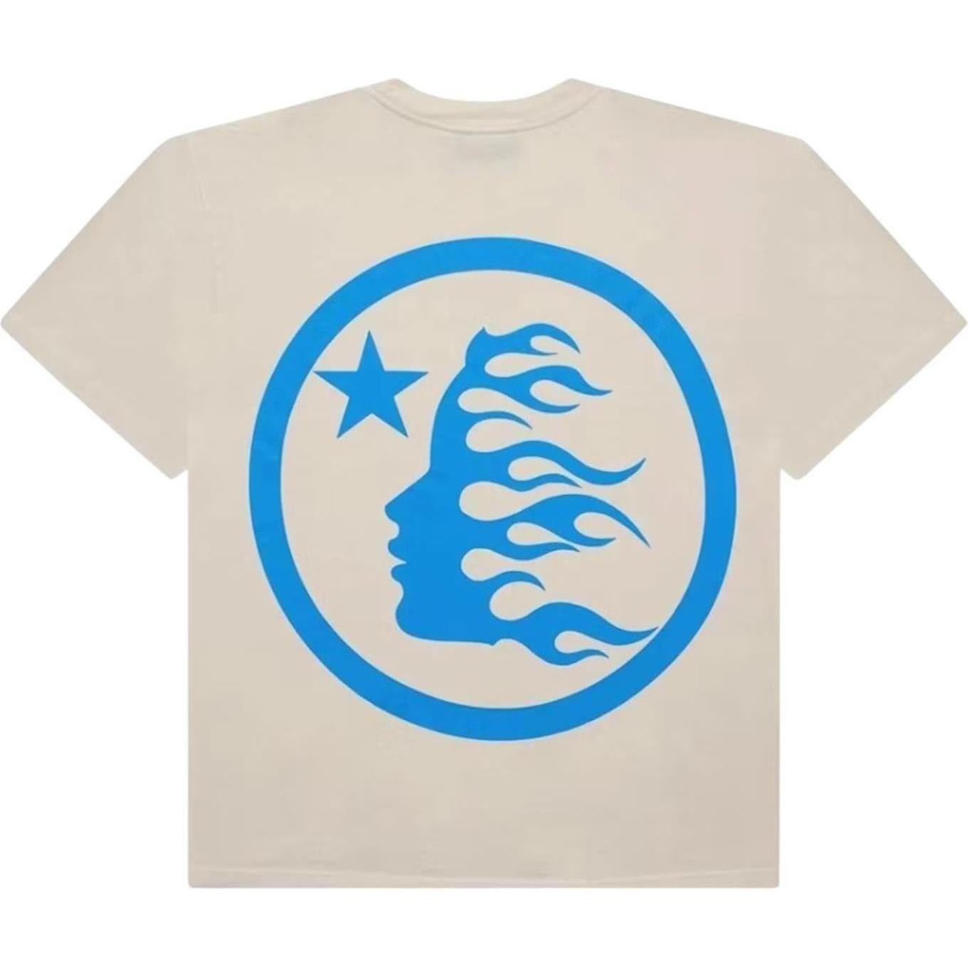 Hellstar Classic T-shirt (Gel Print) White/Blue