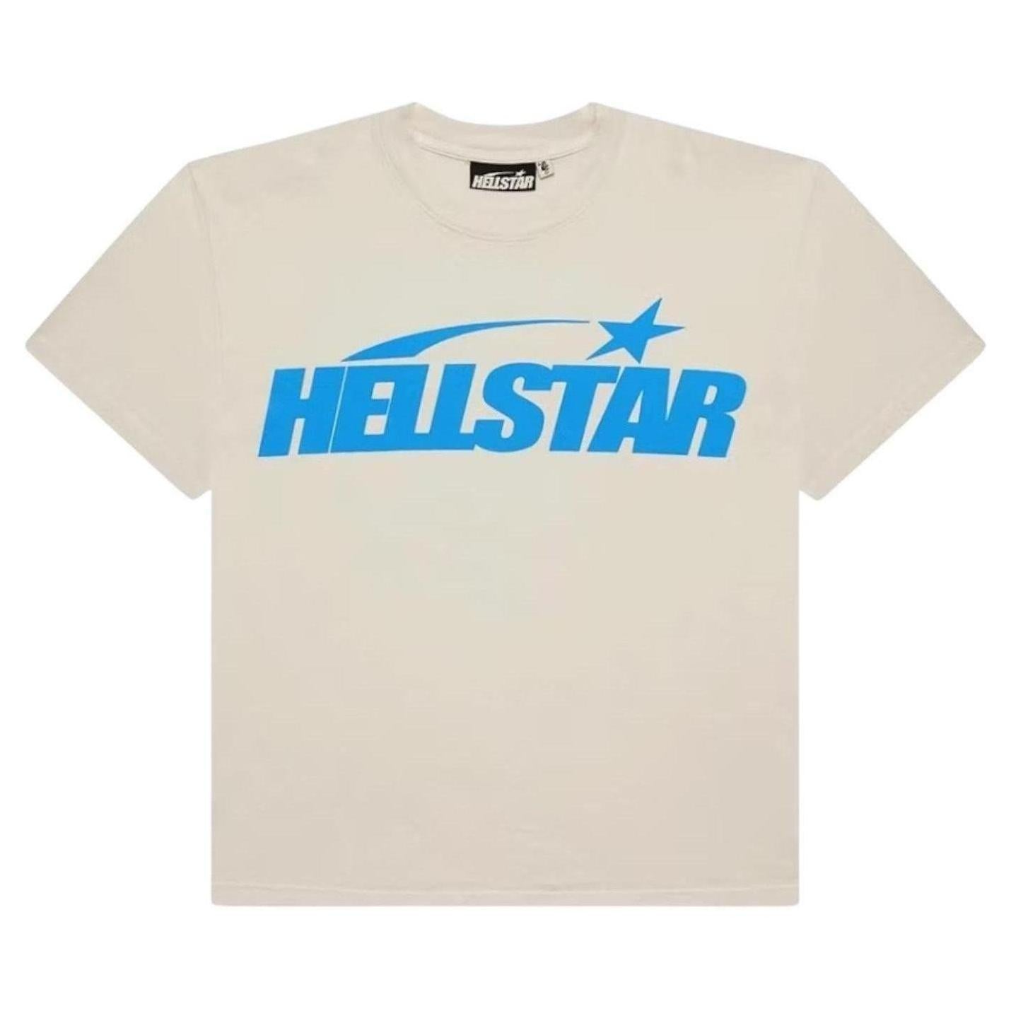 Hellstar Classic T-shirt (Regular Print) White/Blue