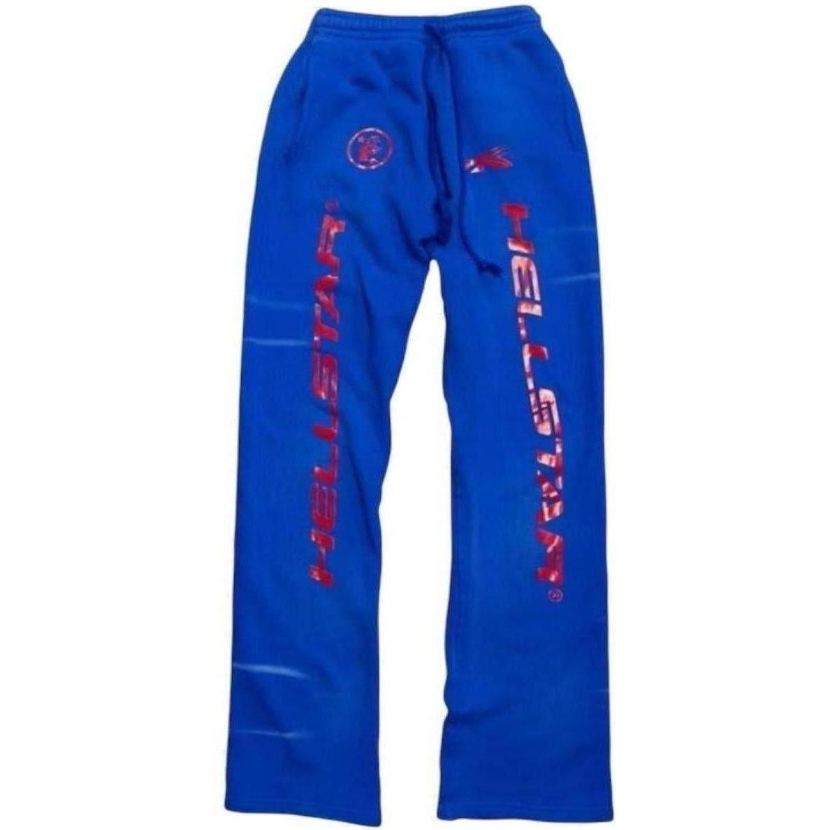 Hellstar Gel Sweatpants Blue