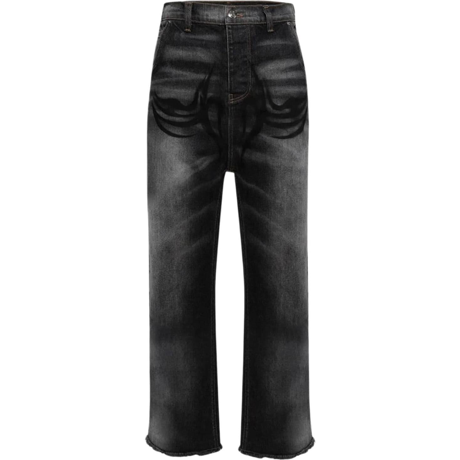Hellstar Graffiti Denim Jeans Black
