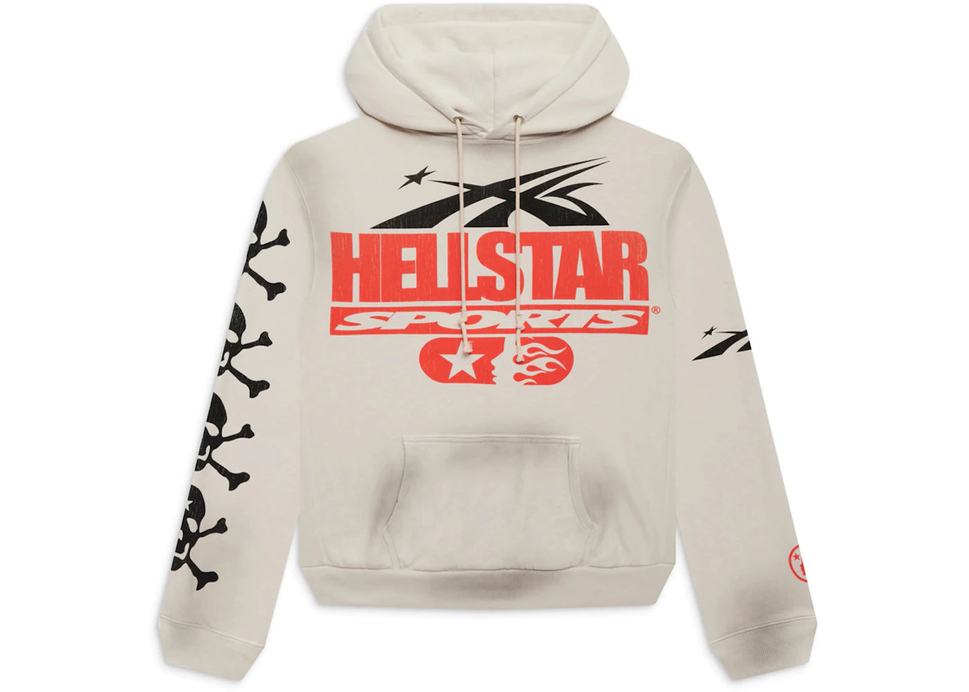 Hellstar Sports If You Don't Like Us Beat Us Hoodie White