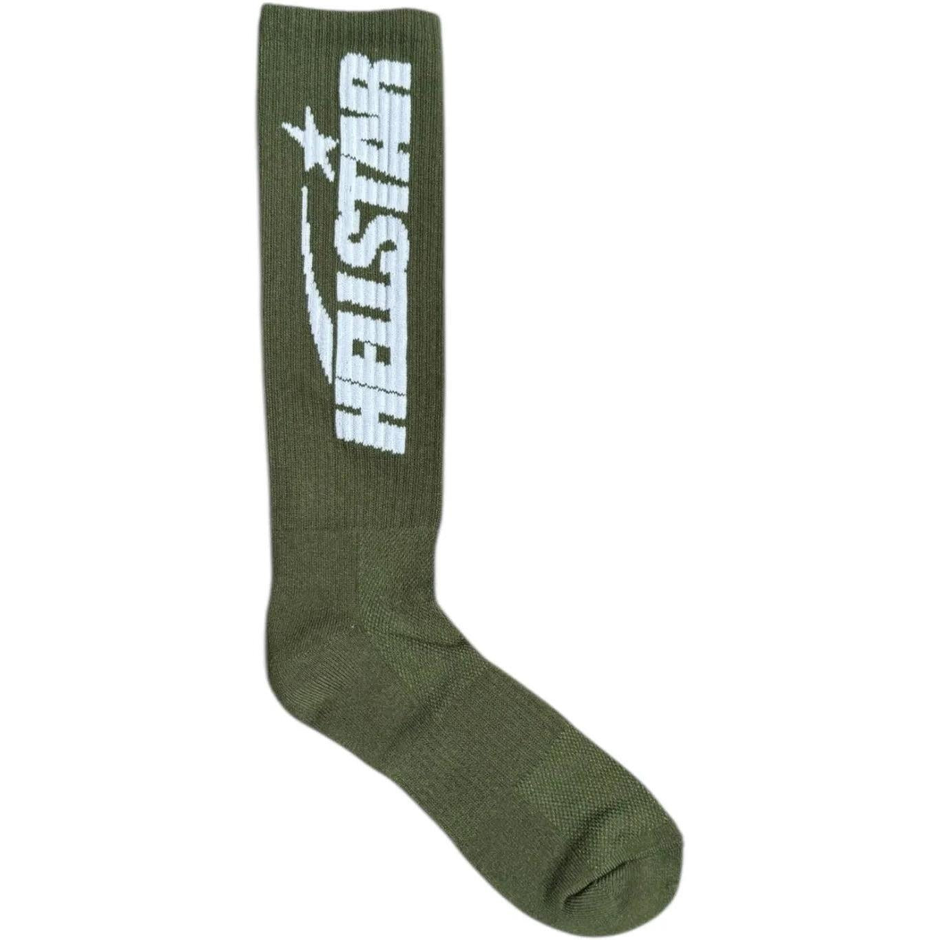 Hellstar Logo Socks Earth Tone Green