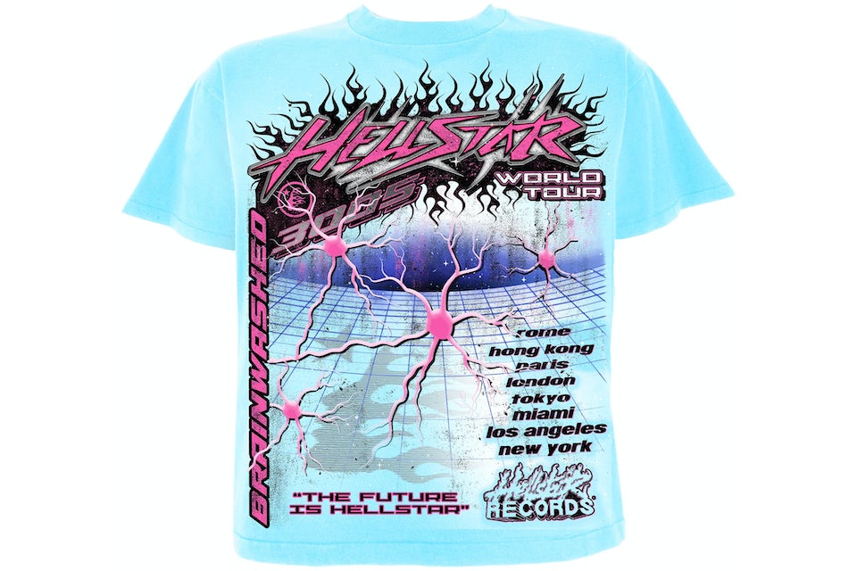 Hellstar Capsule 10 Neuron Tour T-Shirt Blue
