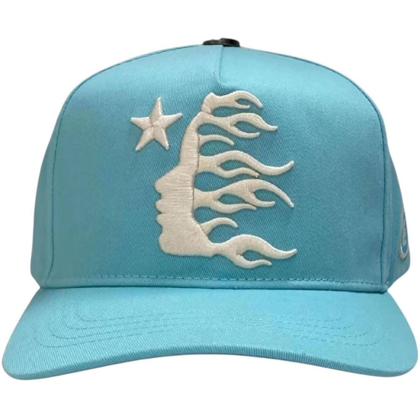 Hellstar OG Logo Snapback Hat Baby Blue