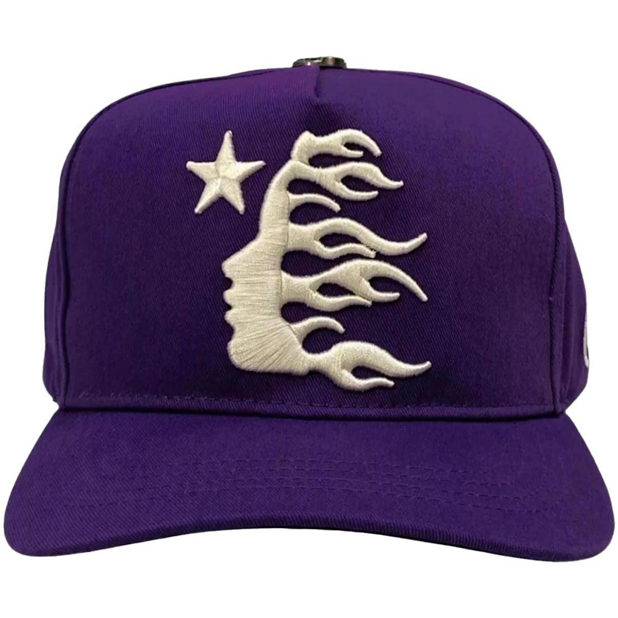 Hellstar OG Logo Snapback Hat Purple