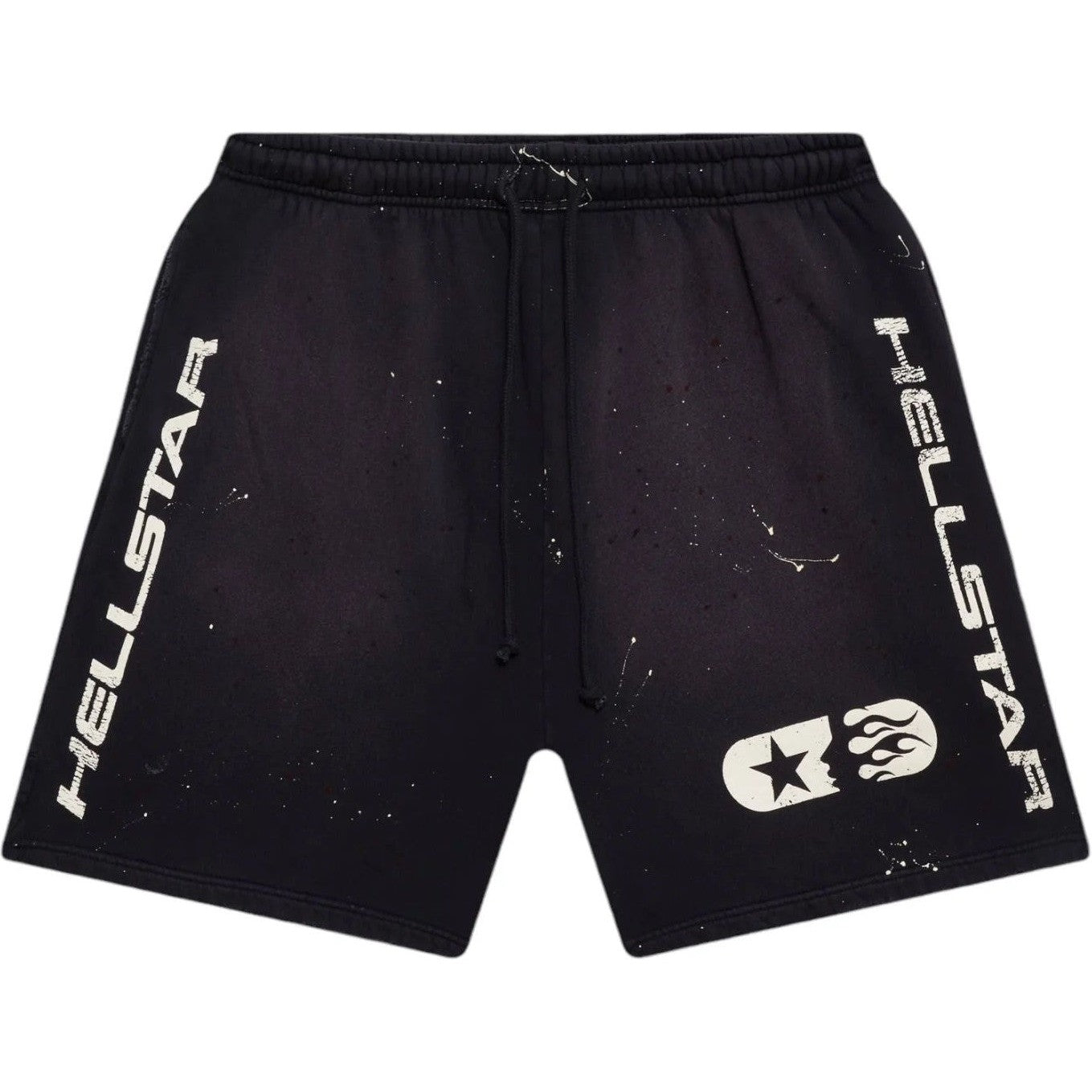 Hellstar Splatter Shorts Black