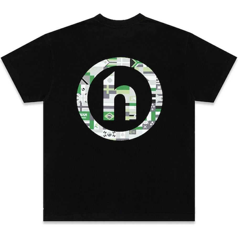 Hidden NY Pixelated Flags T-Shirt Black