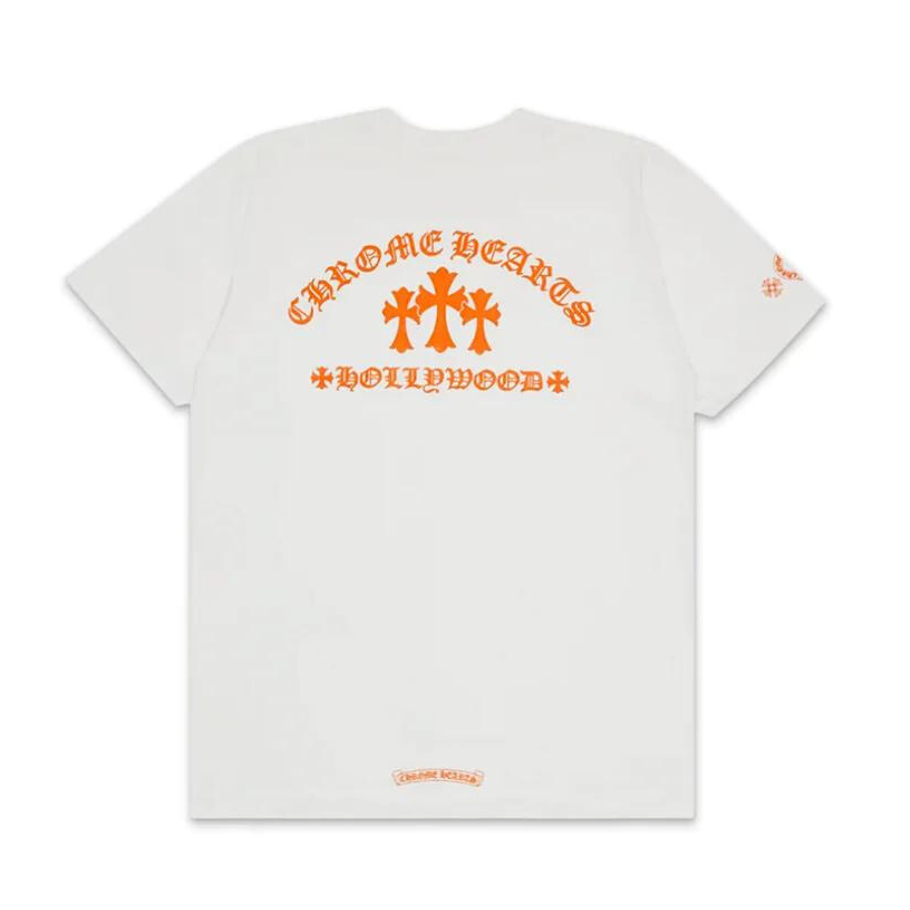 Chrome Hearts Hollywood Cross T-Shirt White Orange