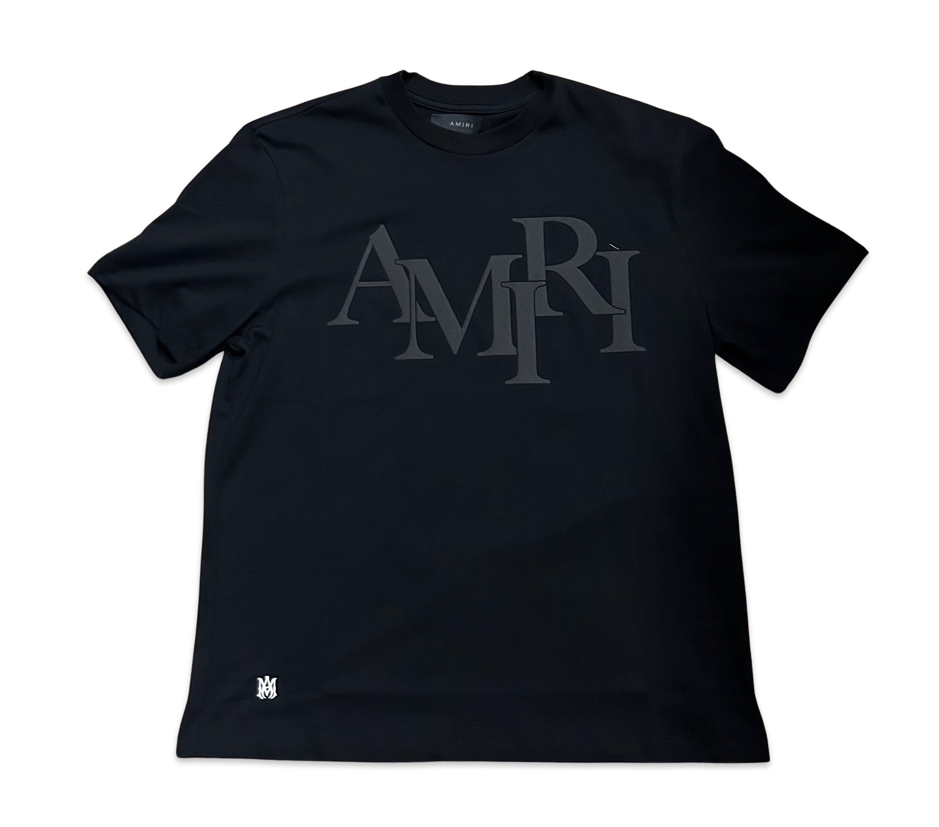 Amiri Logo T-Shirt Black Grey