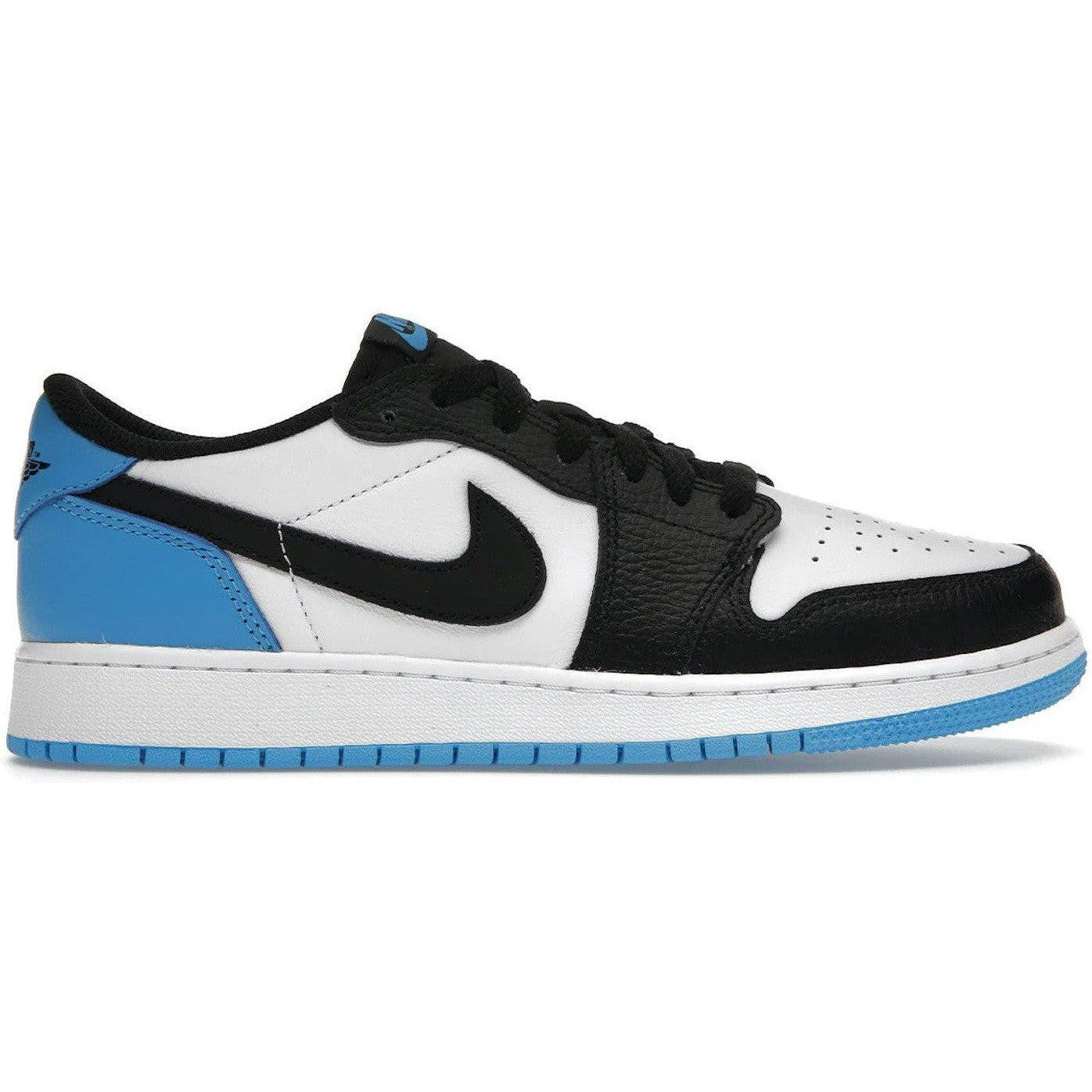 Jordan 1 Retro Low OG Black Dark Powder Blue (GS)