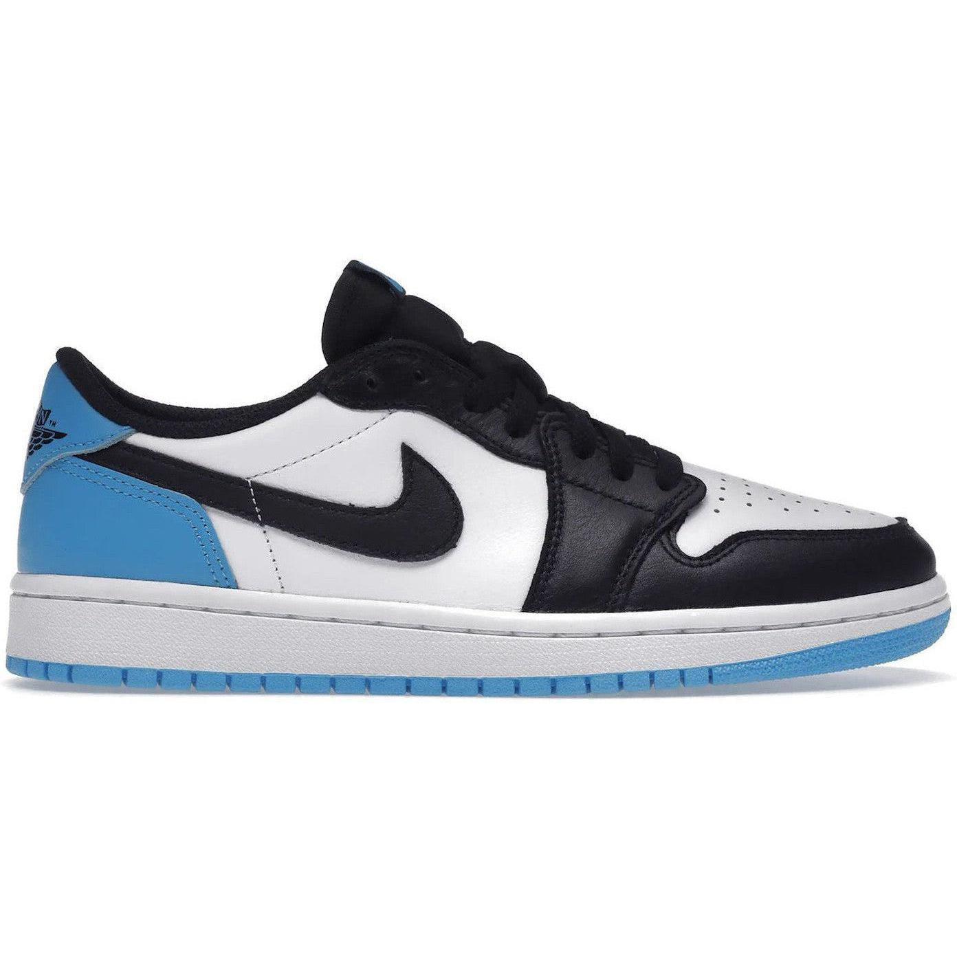 Jordan 1 Retro Low OG Black Dark Powder Blue (Women's)