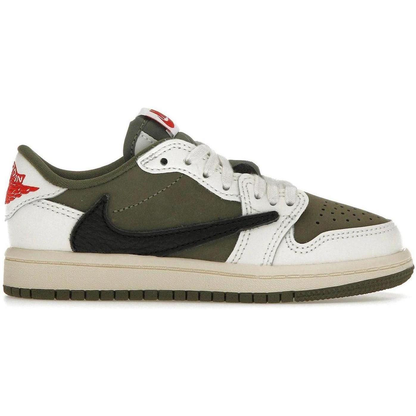 Jordan 1 Retro Low OG SP Travis Scott Medium Olive (PS) - New - No Box
