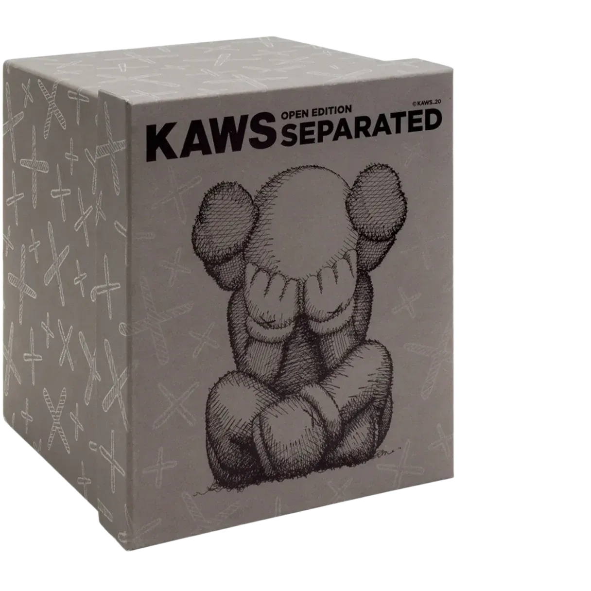 KAWS Separated Vinyl Figure Brown