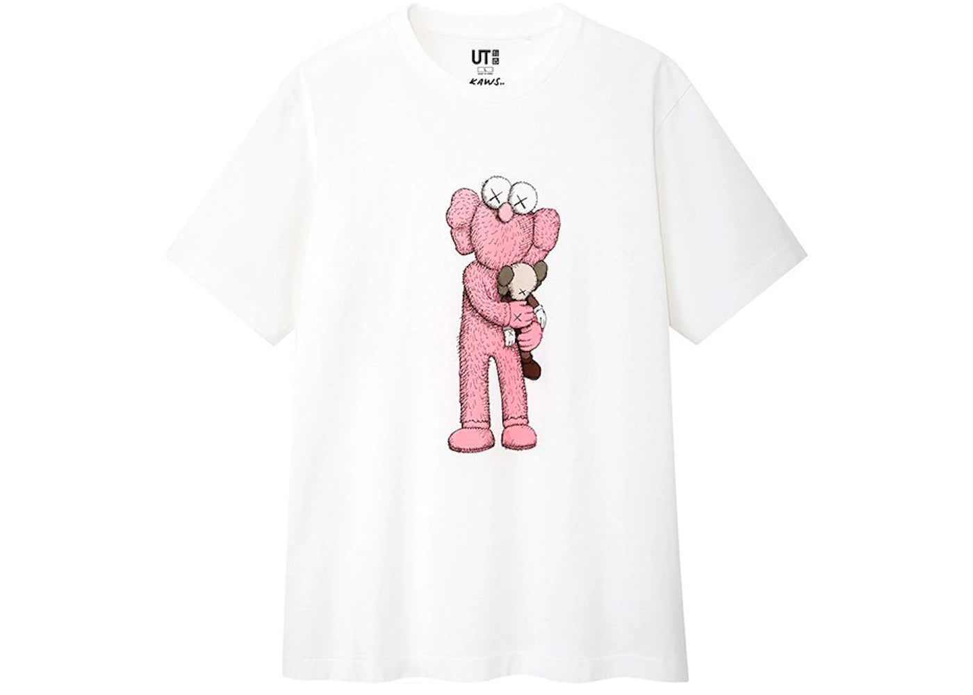 KAWS Pink BFF T-Shirt White