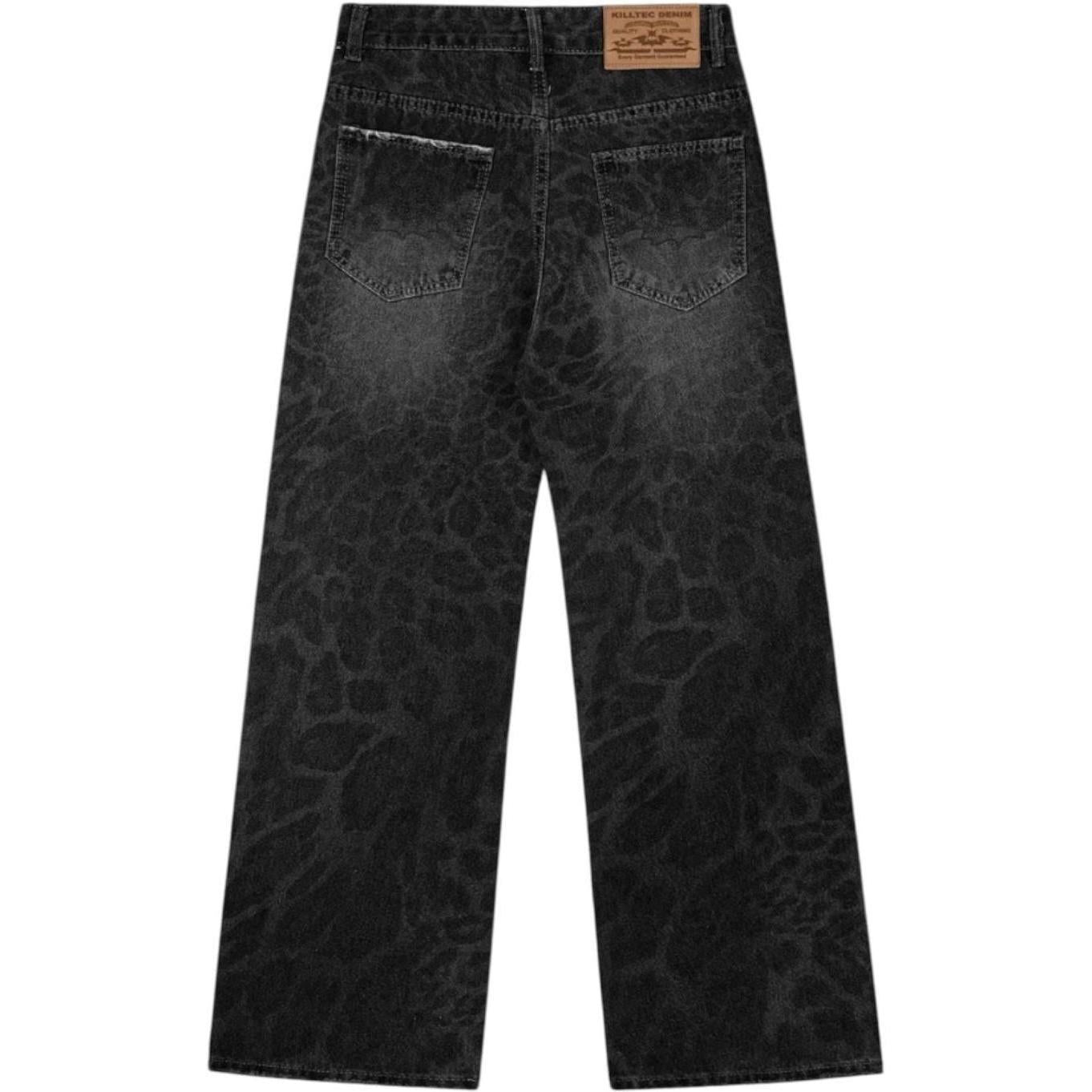 Killtec Black Leopard Denim Jeans