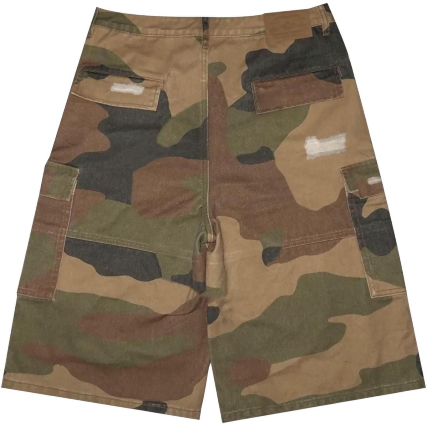 Killtec Distressed Camo Jean Shorts