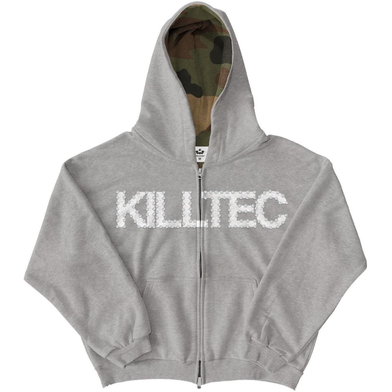 Killtec Reversible Camo Rhinestone Zip Up Hoodie