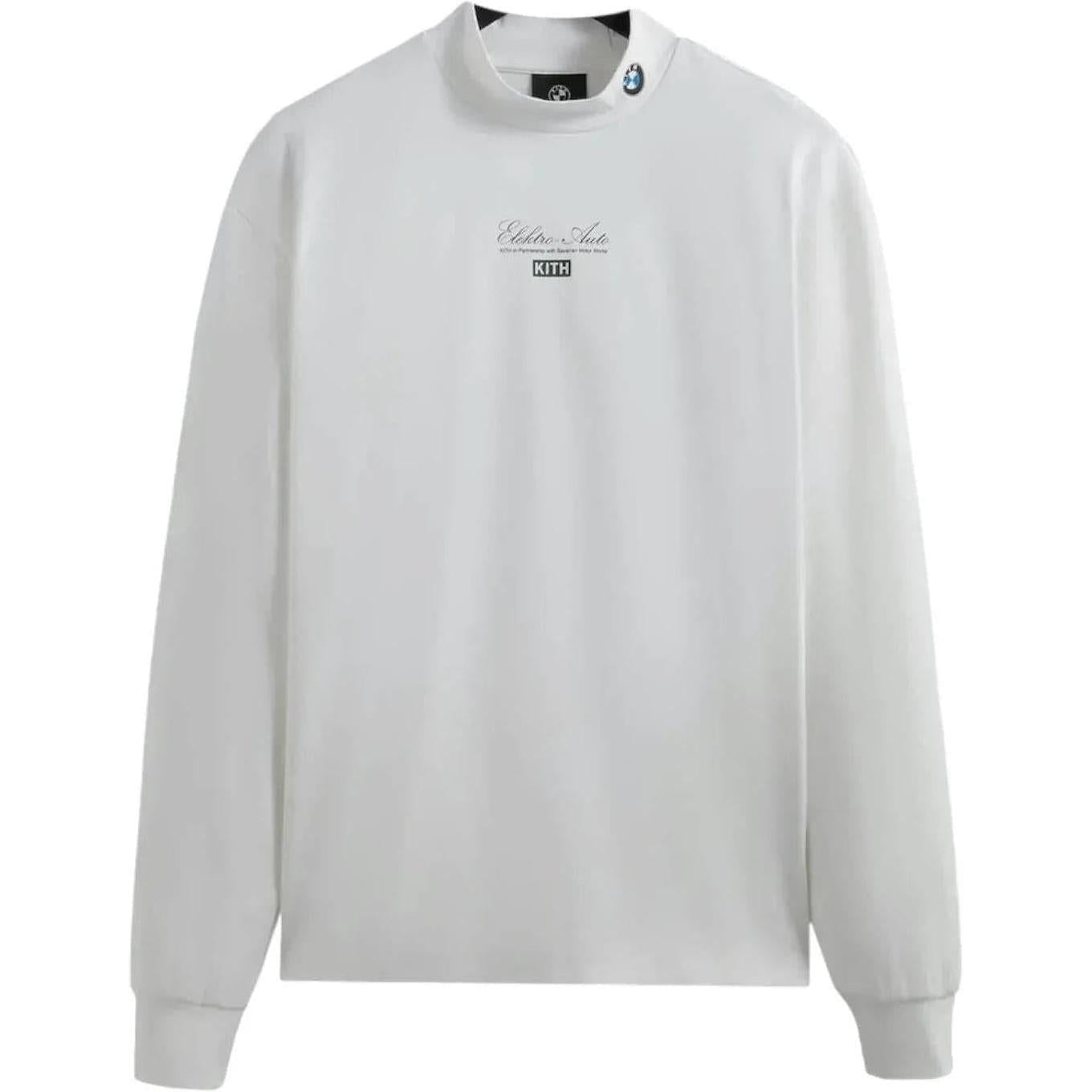 Kith BMW L/S T-Shirt Mockneck White